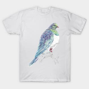 Mr Kereru, New Zealand native bird T-Shirt